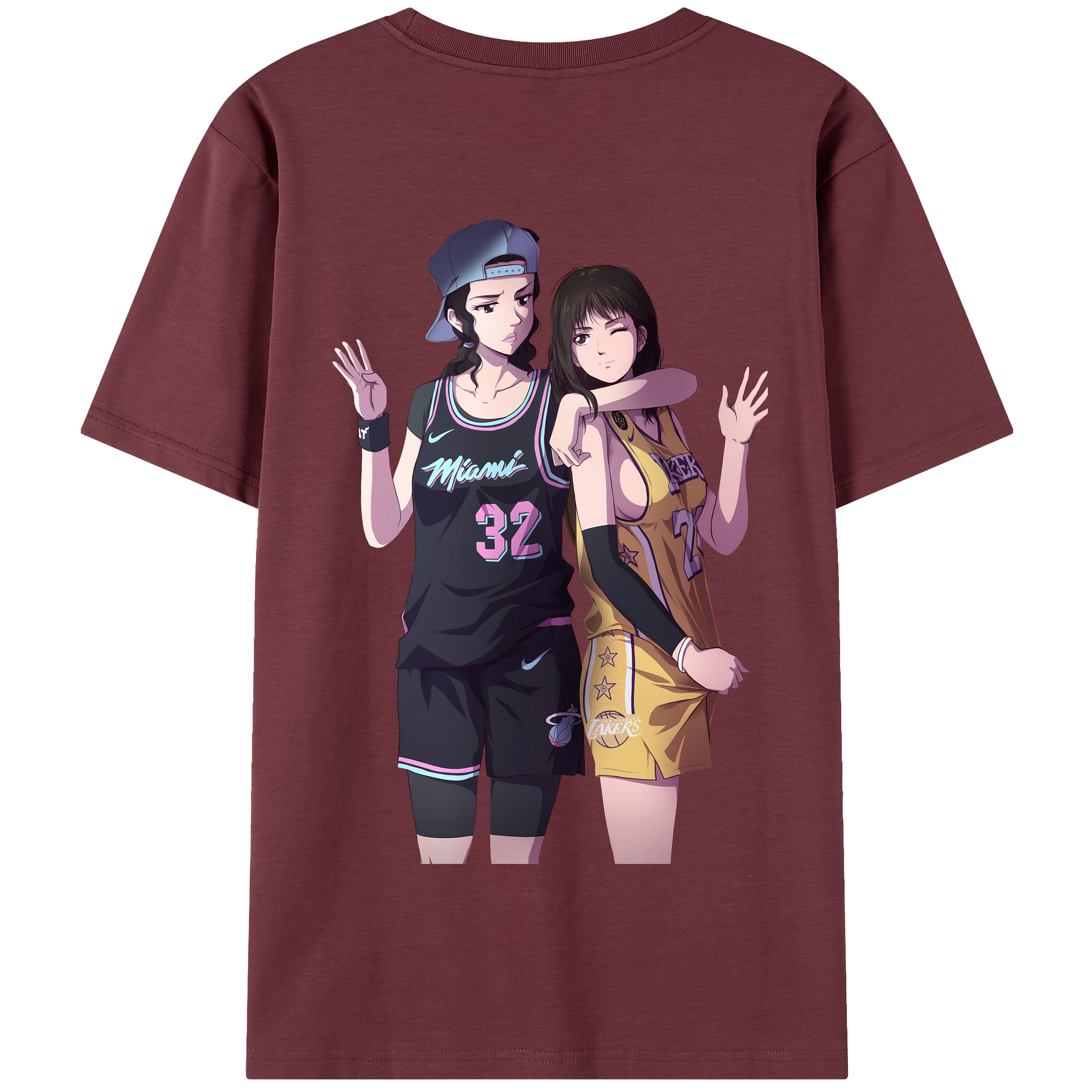 （画像用） SLAM DUNK／スラムダンク 綿100％半袖Tシャツ（背面プリント）